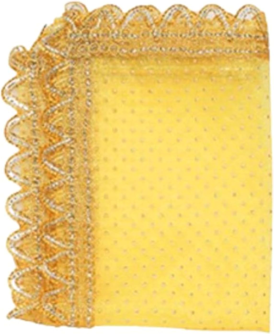 Set of 3 Chunari Pooja Cloth Mats for Temple Idols, 14 x 10 Inch