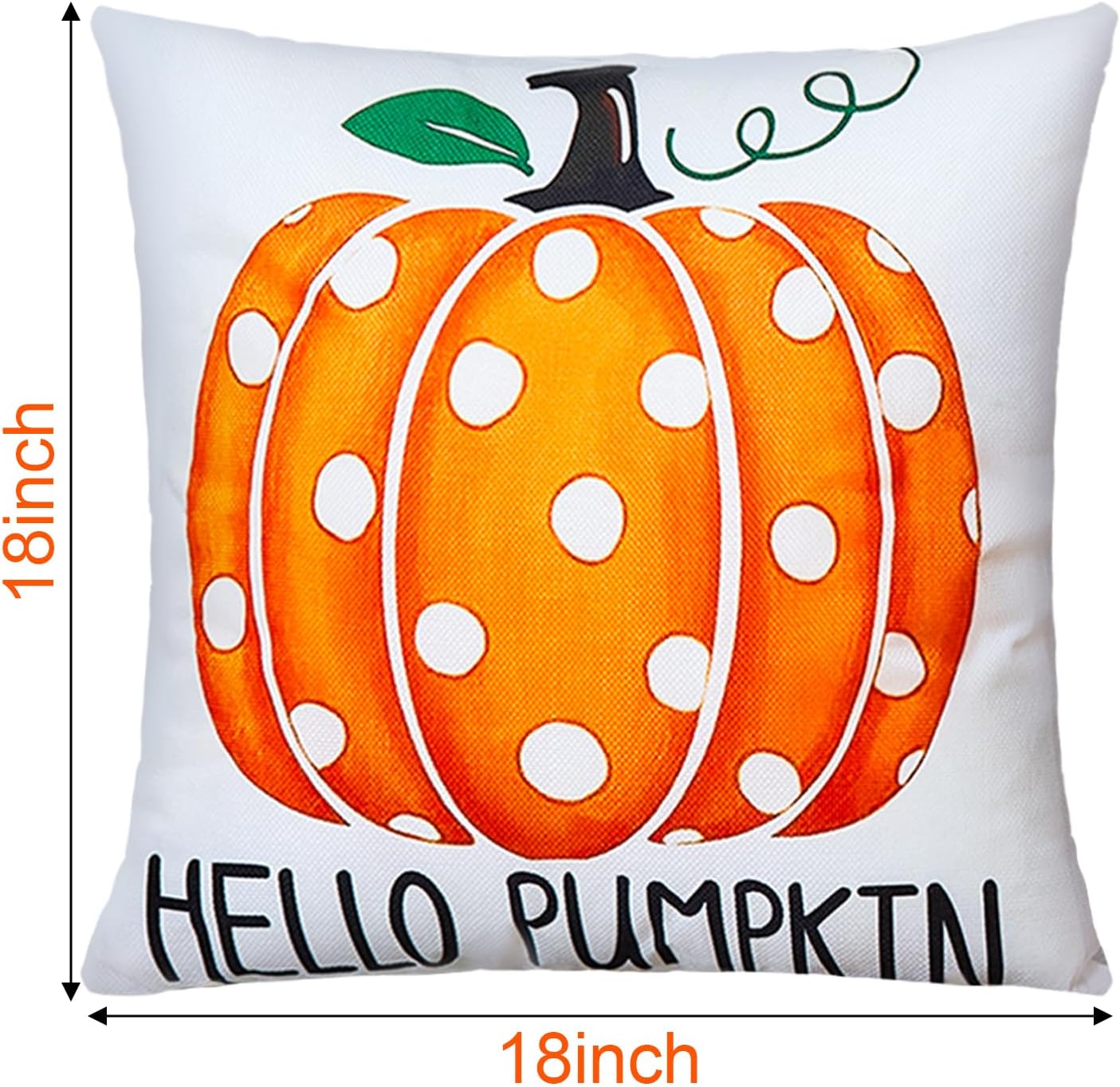 Set of 4 Double Sided Cushion Covers 18 x 18 Inch, 8 Designs
